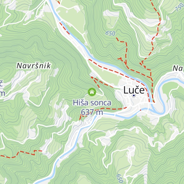 Map of Hiša sonca