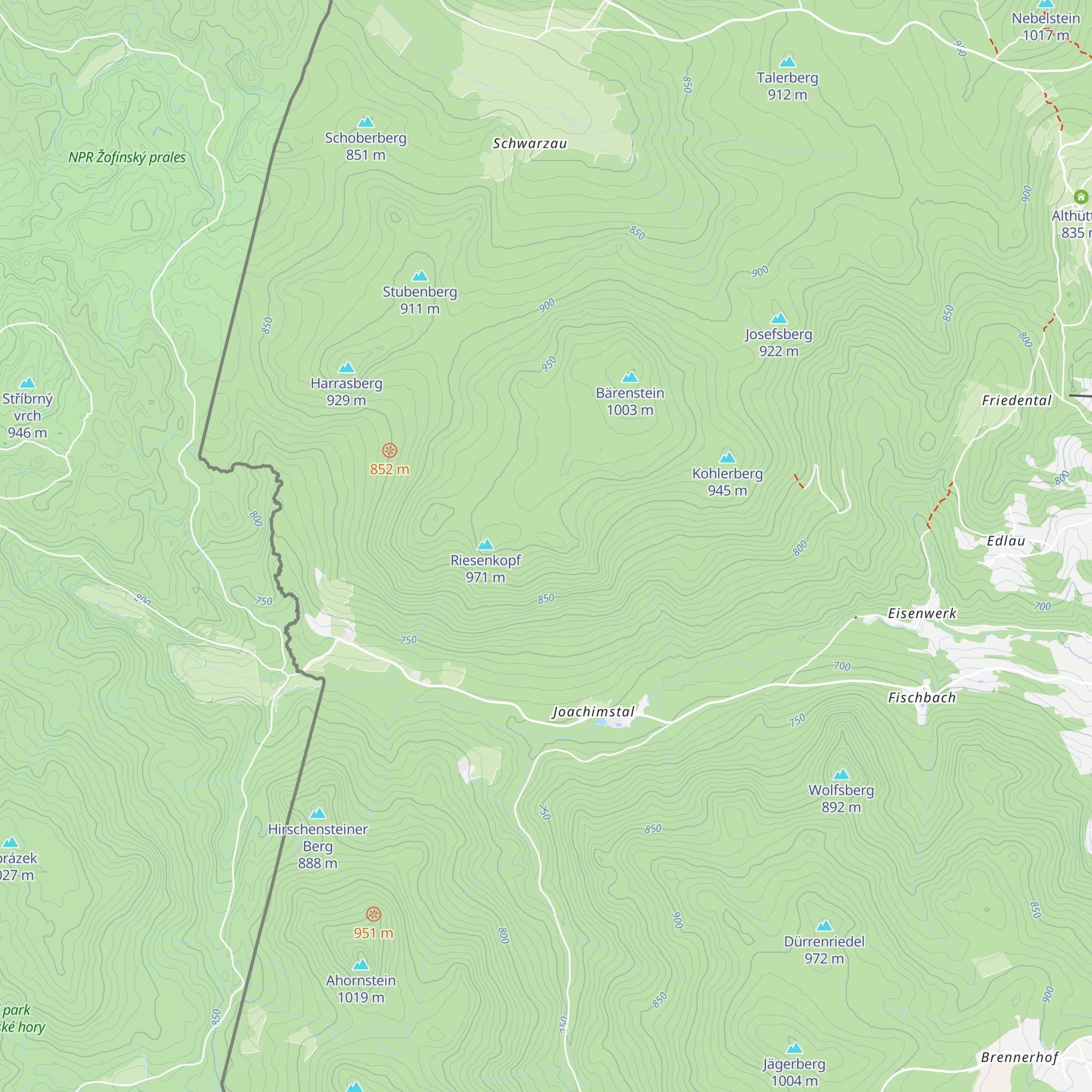 Menahütte map