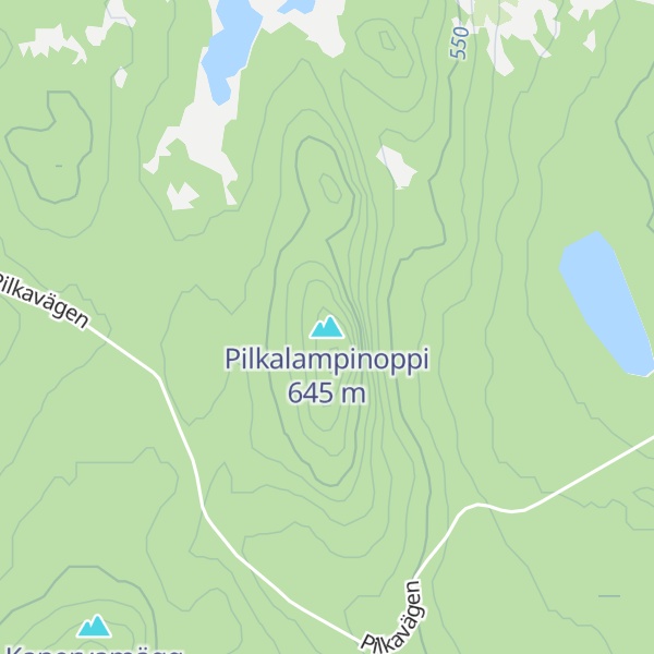 Map of Pilkalampinoppi