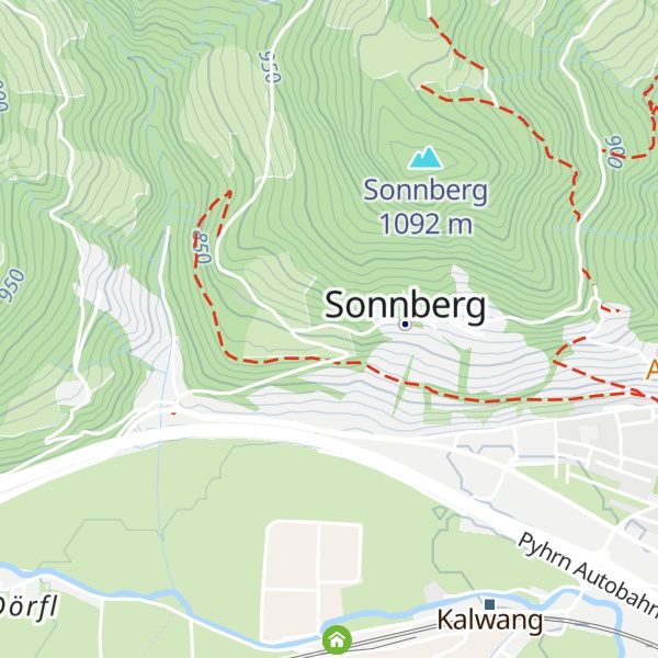 Map of Hansl im Berg