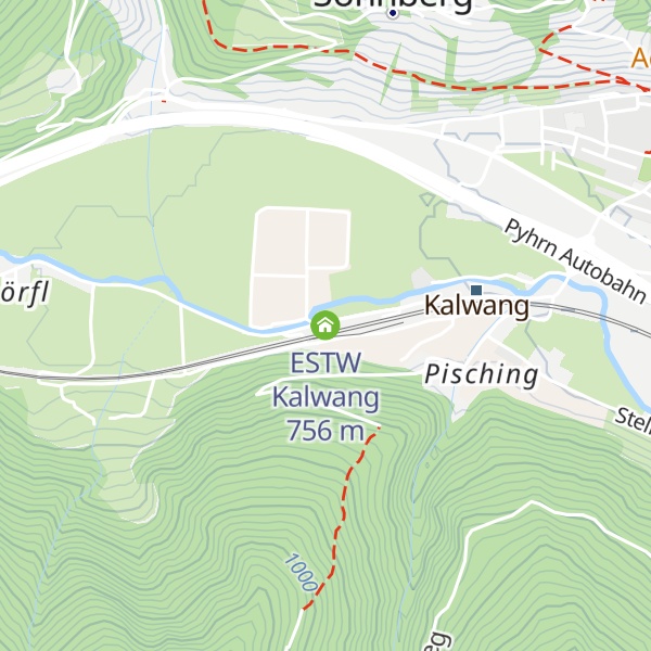Map of ESTW Kalwang