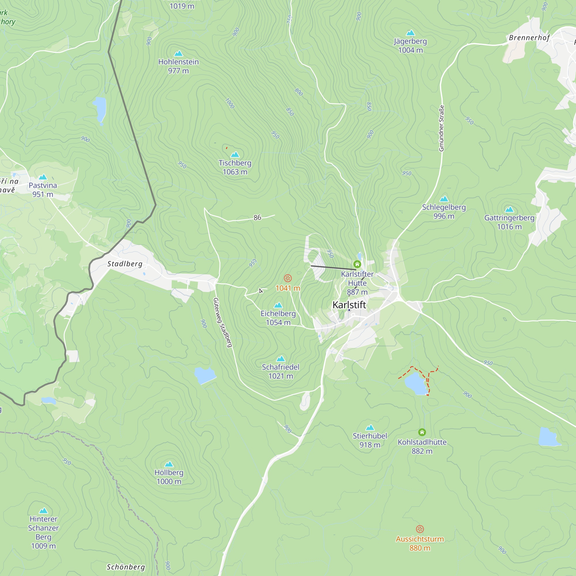 Eichelberghütte map
