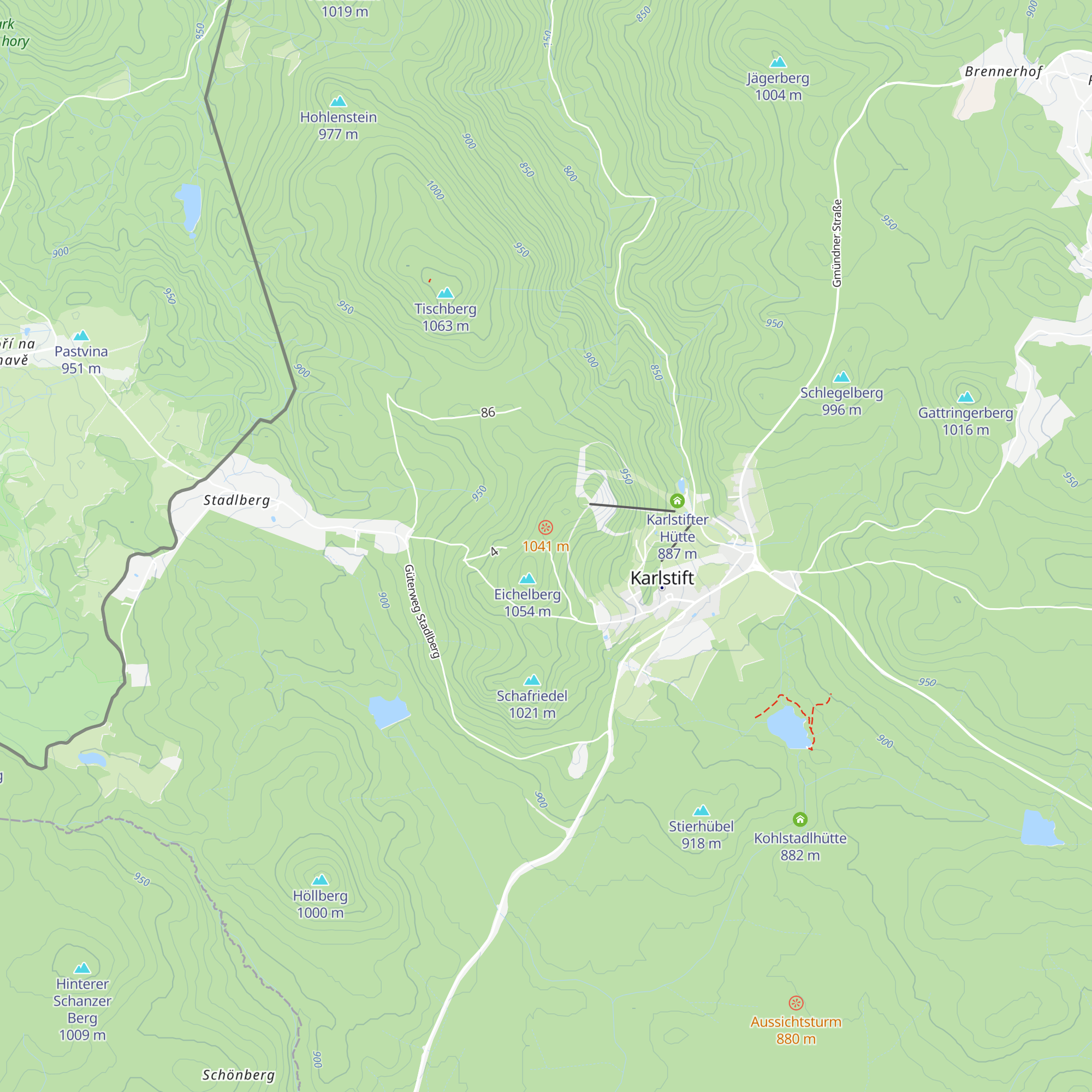 Eichelberghütte map