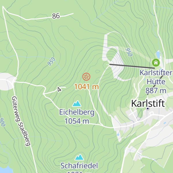 Map of Eichelberghütte