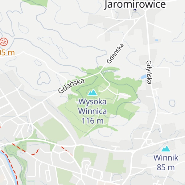 Map of Wysoka Winnica