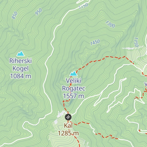 Map of Veliki Rogatec