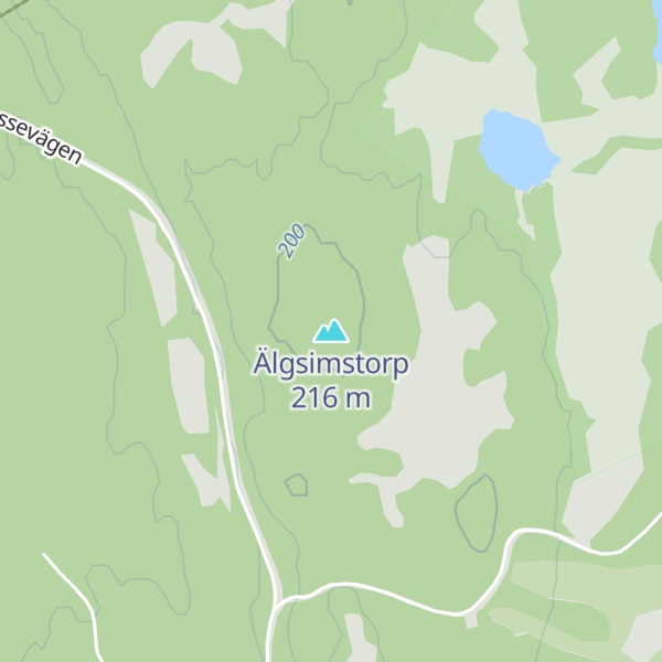 Map of Älgsimstorp