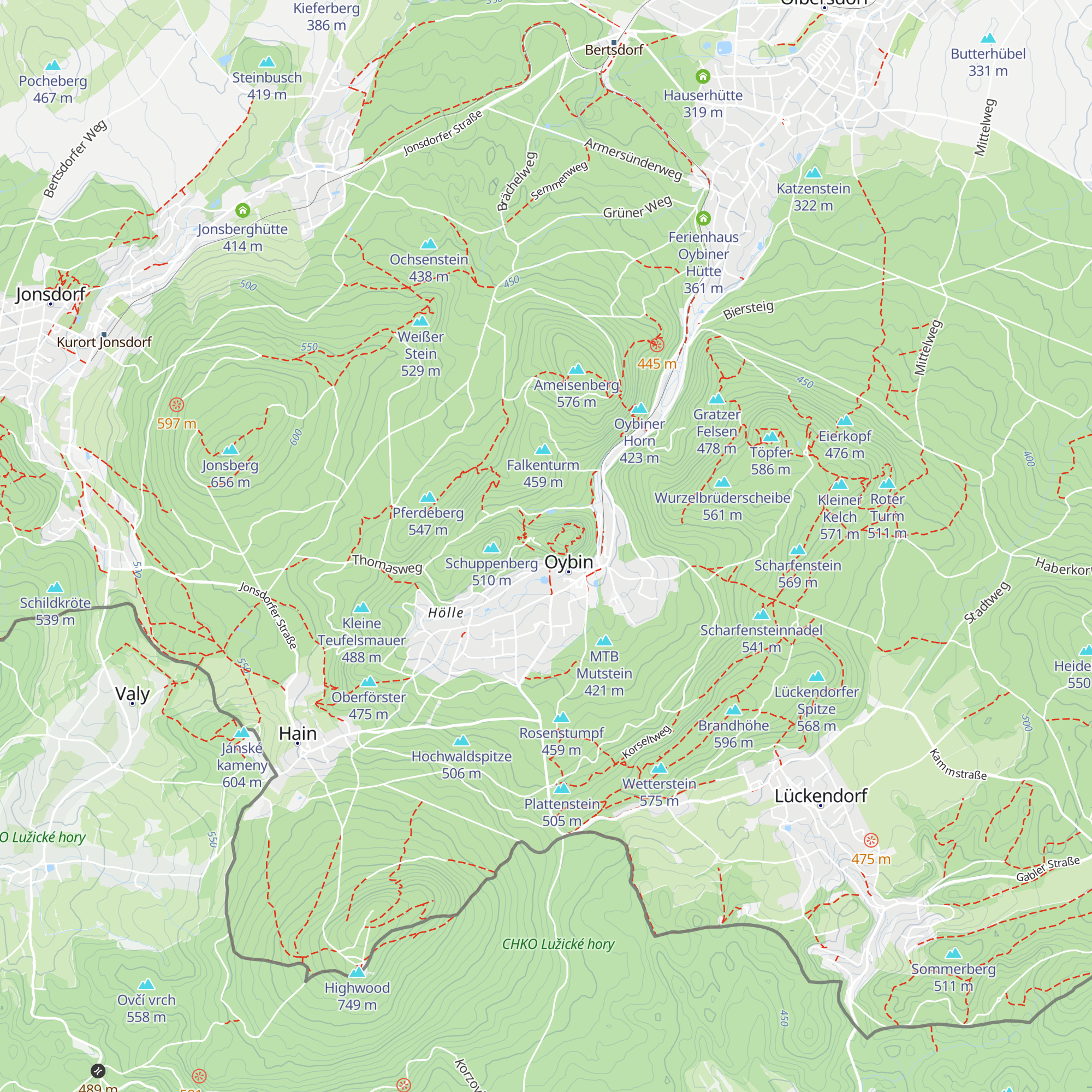 Gesindehaus (Kasse / Shop) map