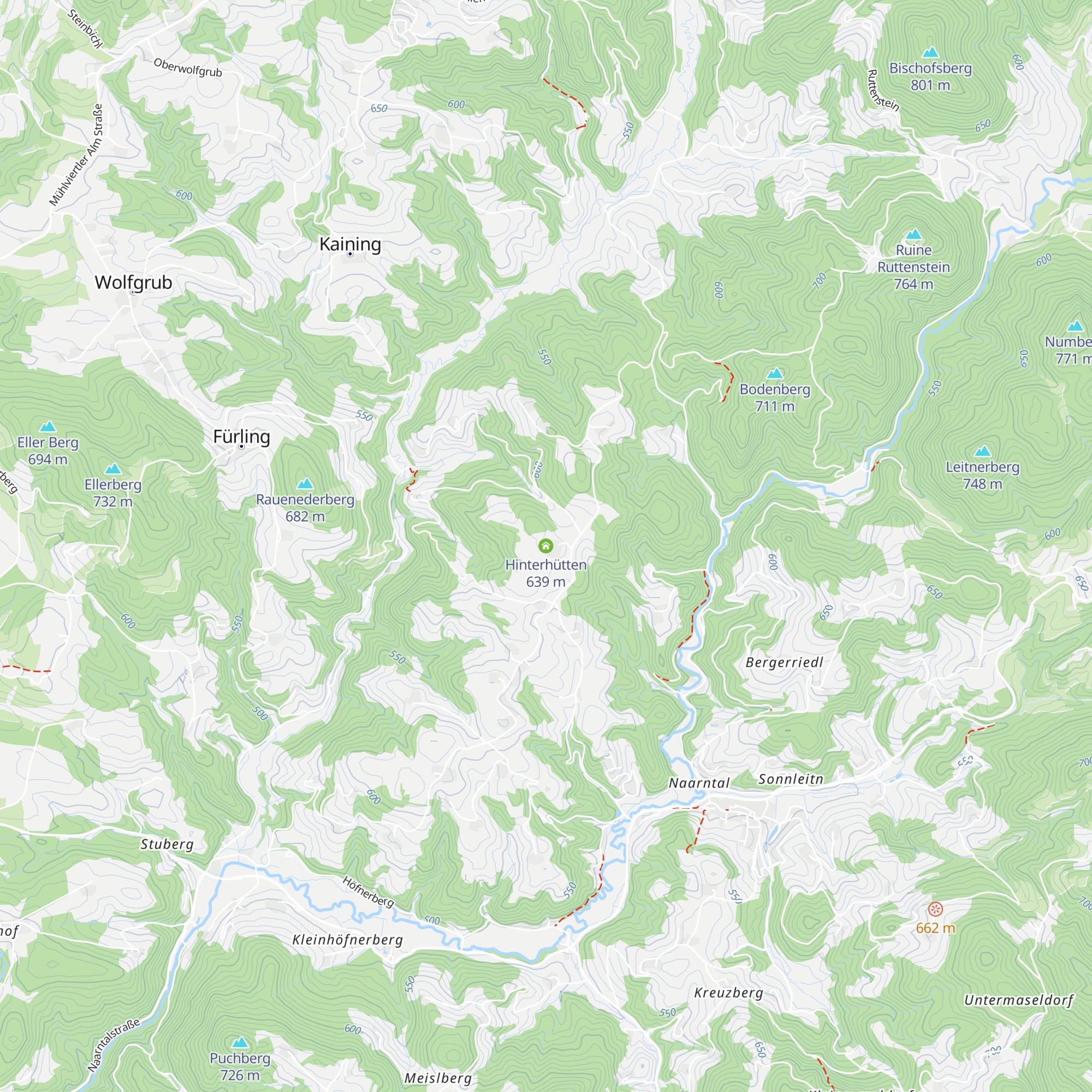 Hinterhütten map