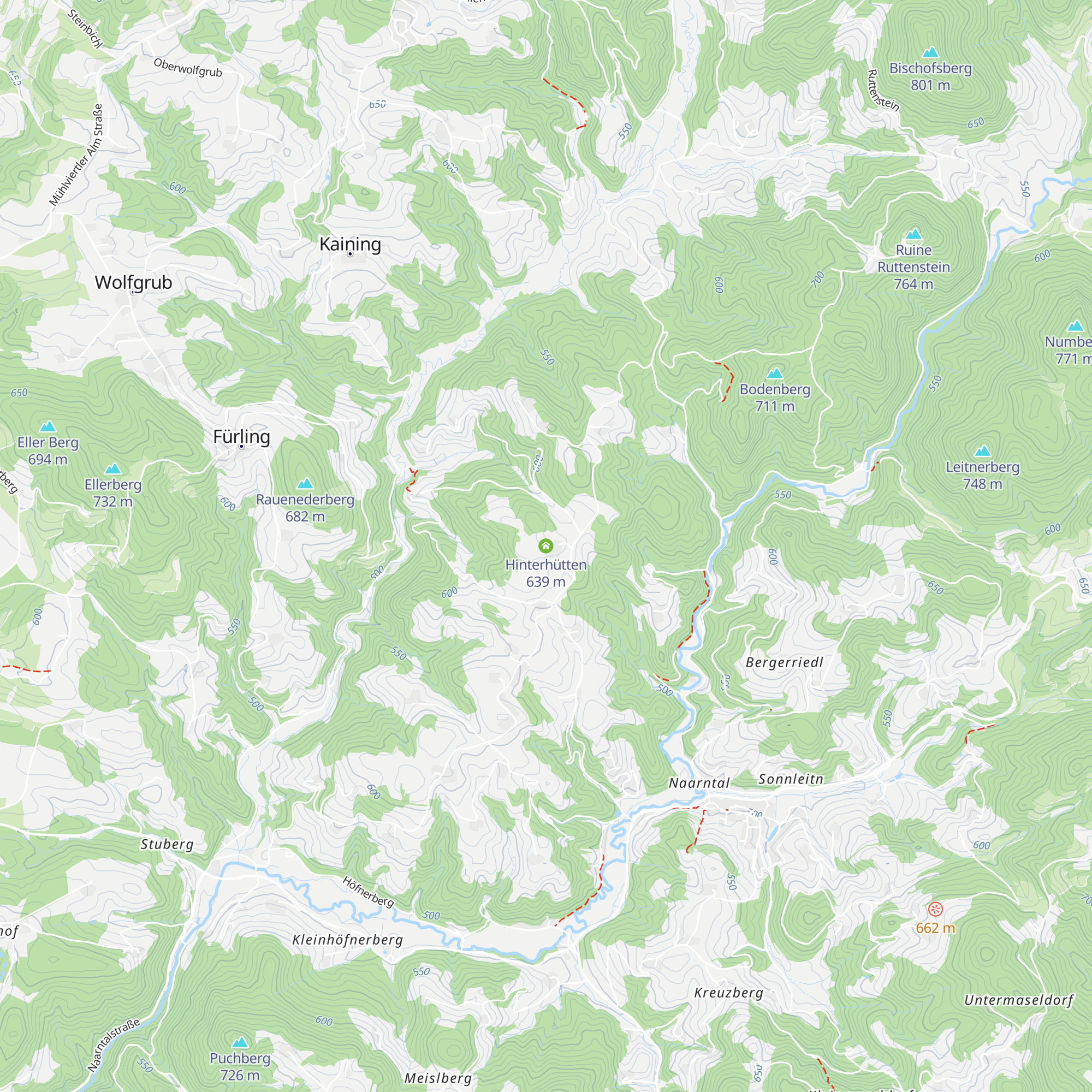 Hinterhütten map