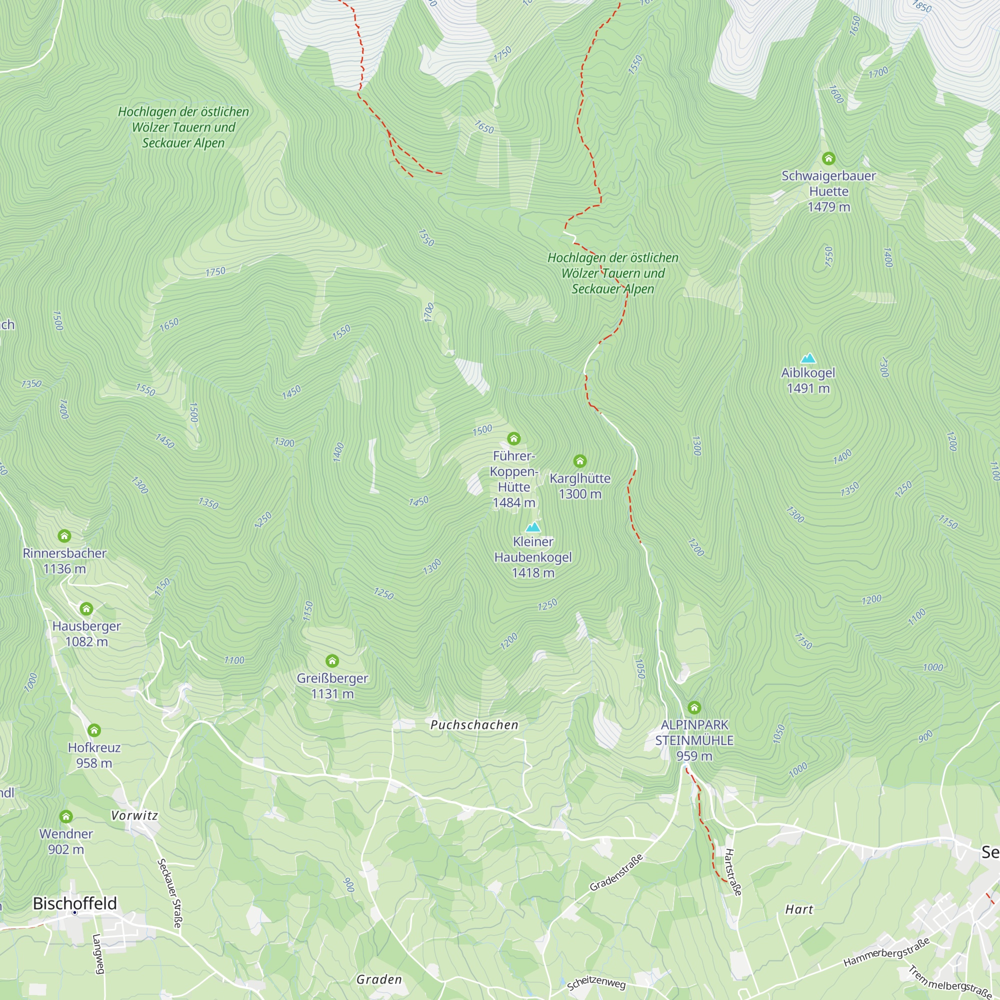 Leitoldhütte map