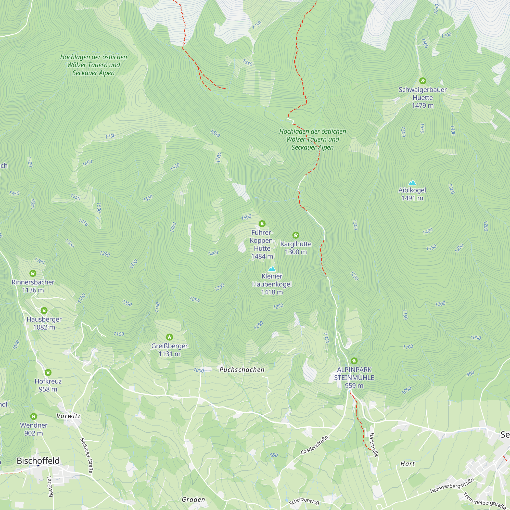 Leitoldhütte map