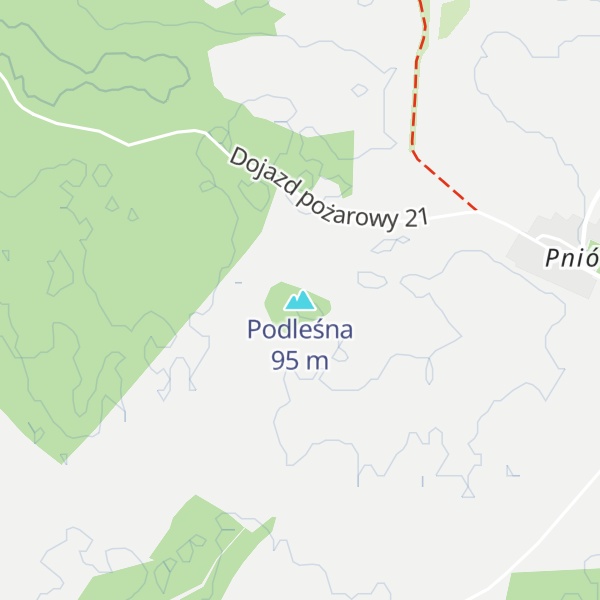 Map of Podleśna