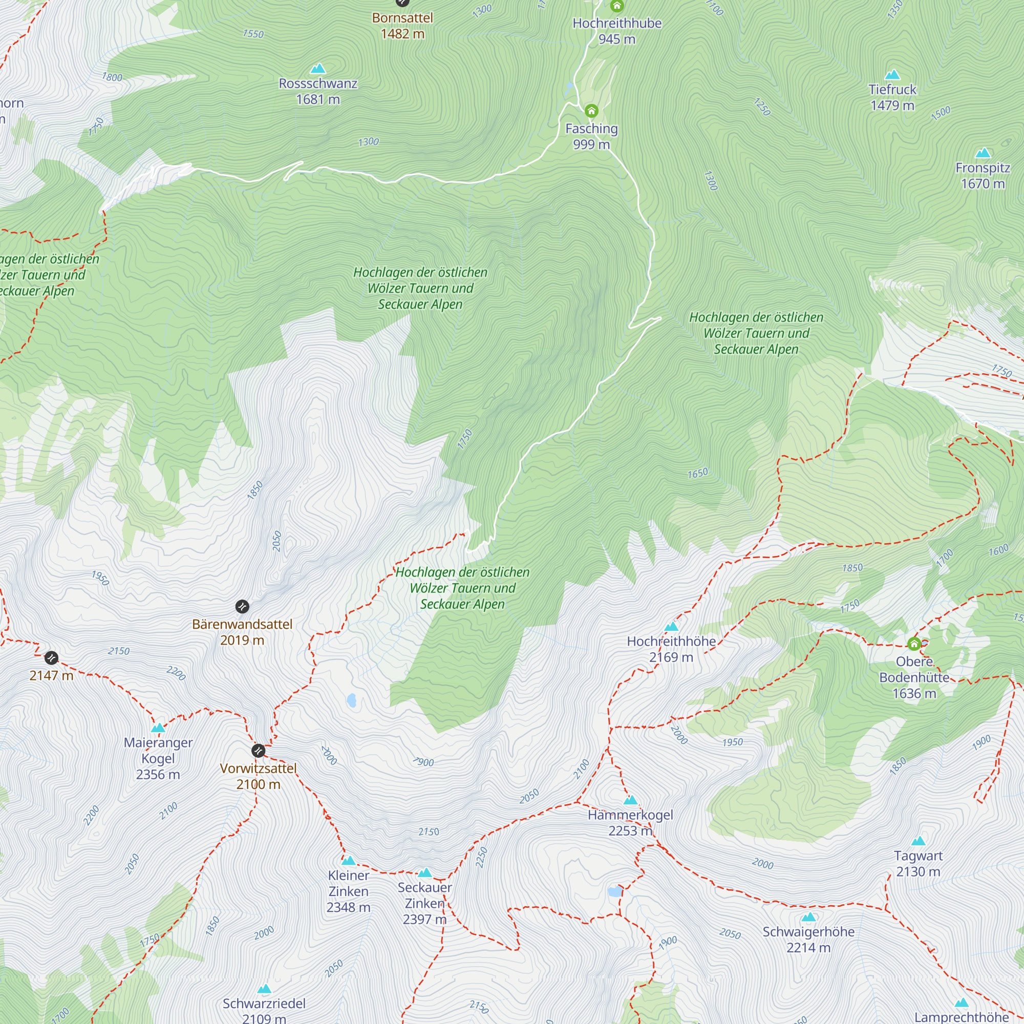 Untere Gottstal-Hütte map