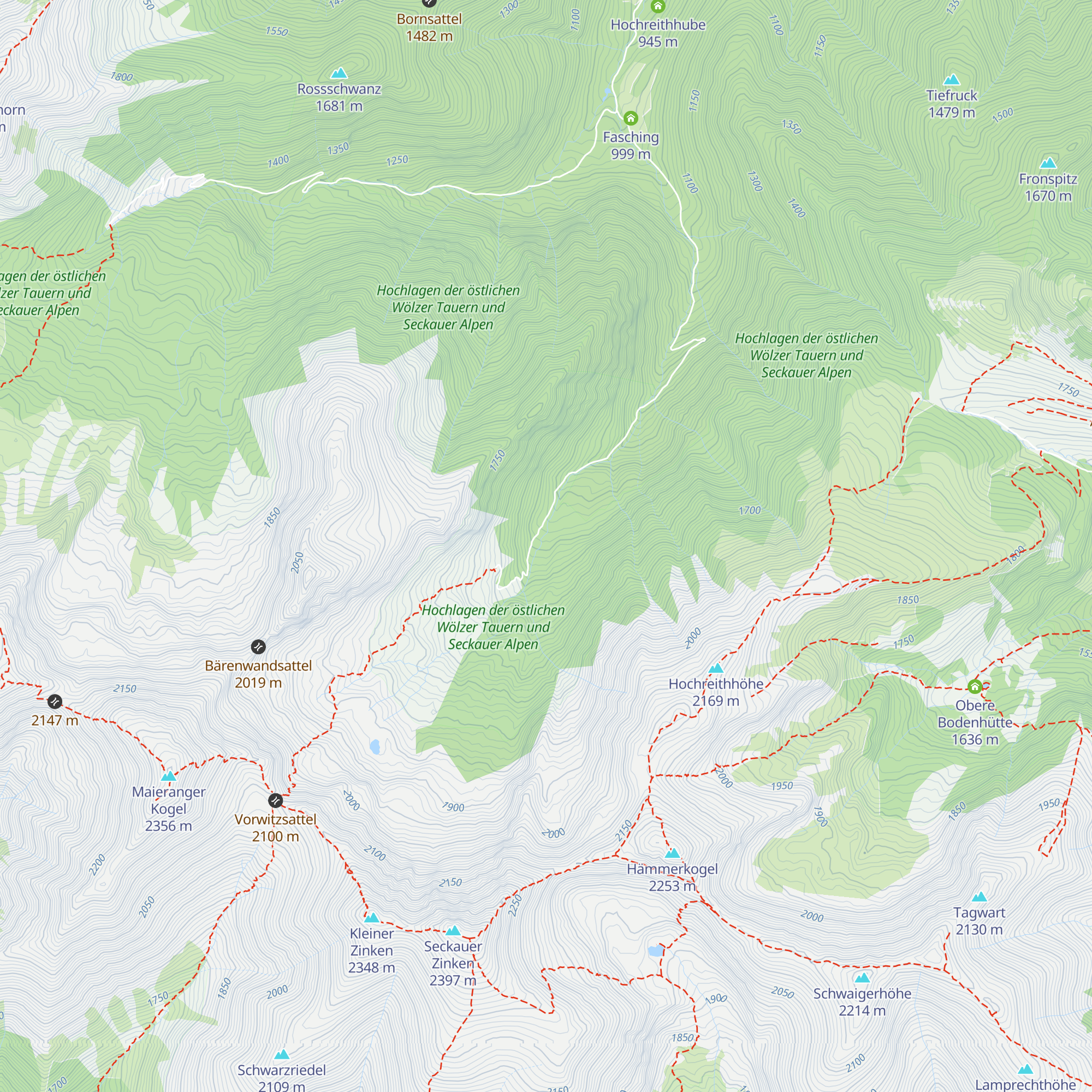 Untere Gottstal-Hütte map