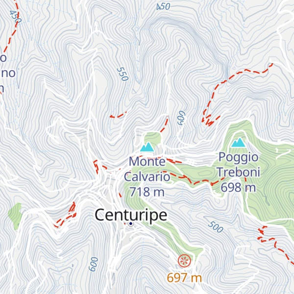 Map of Monte Calvario