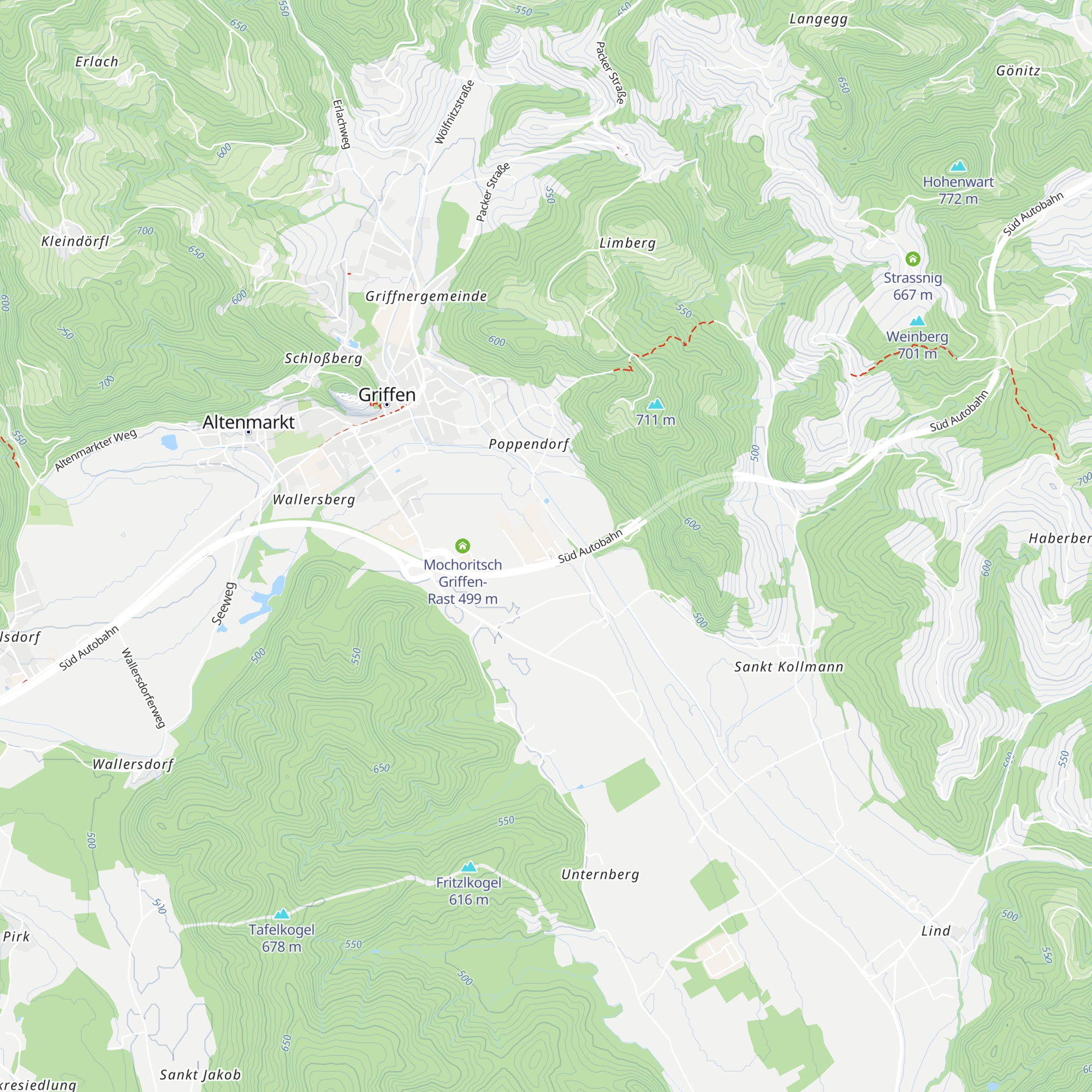 Griffnerhaus GmbH map