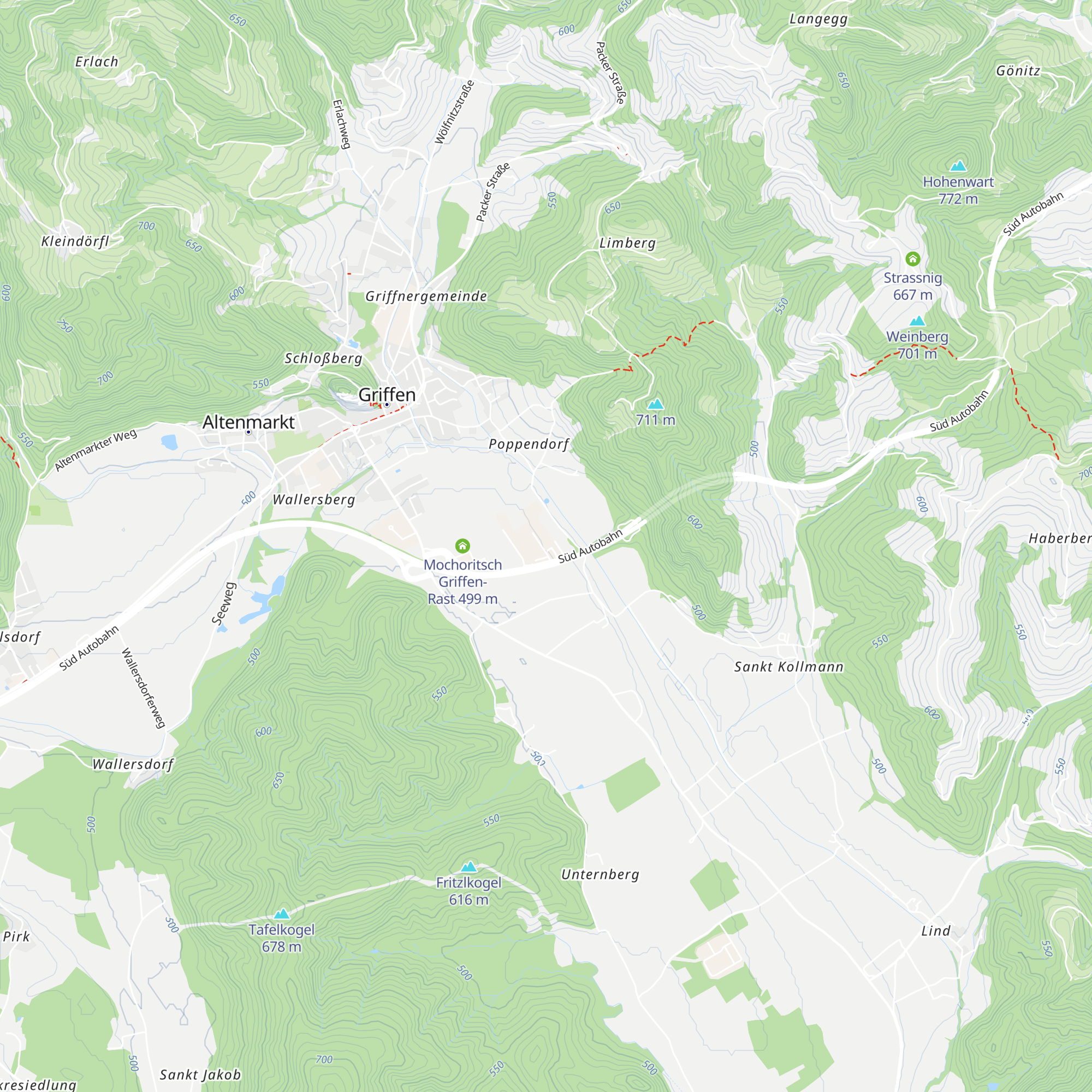 Griffnerhaus GmbH map