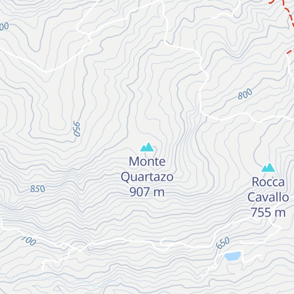 Map of Monte Quartazo