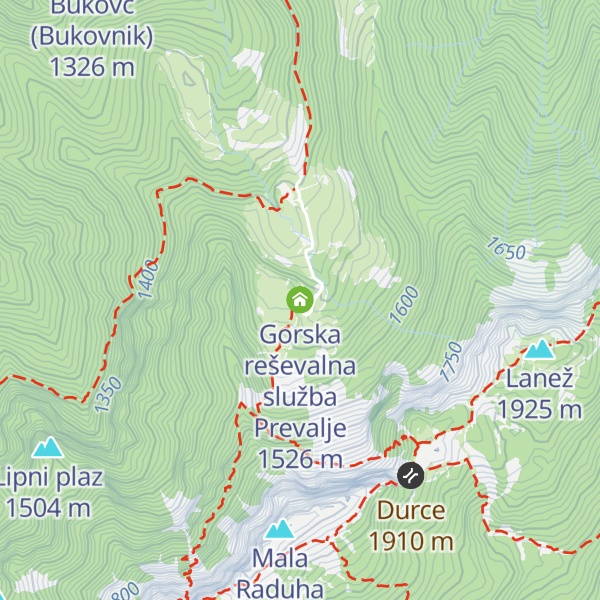 Map of Gorska reševalna služba Prevalje