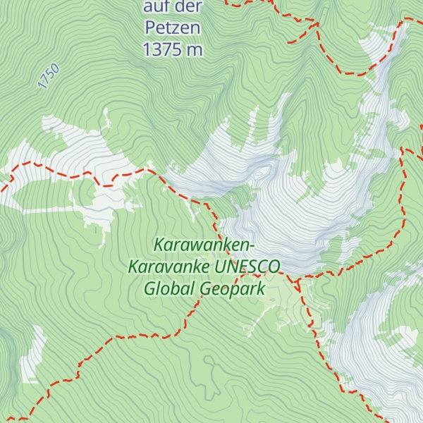 Map of Wackendorfer Spitze / Veška kopa