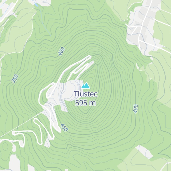 Map of Tlustec
