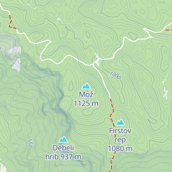 Map of Mož