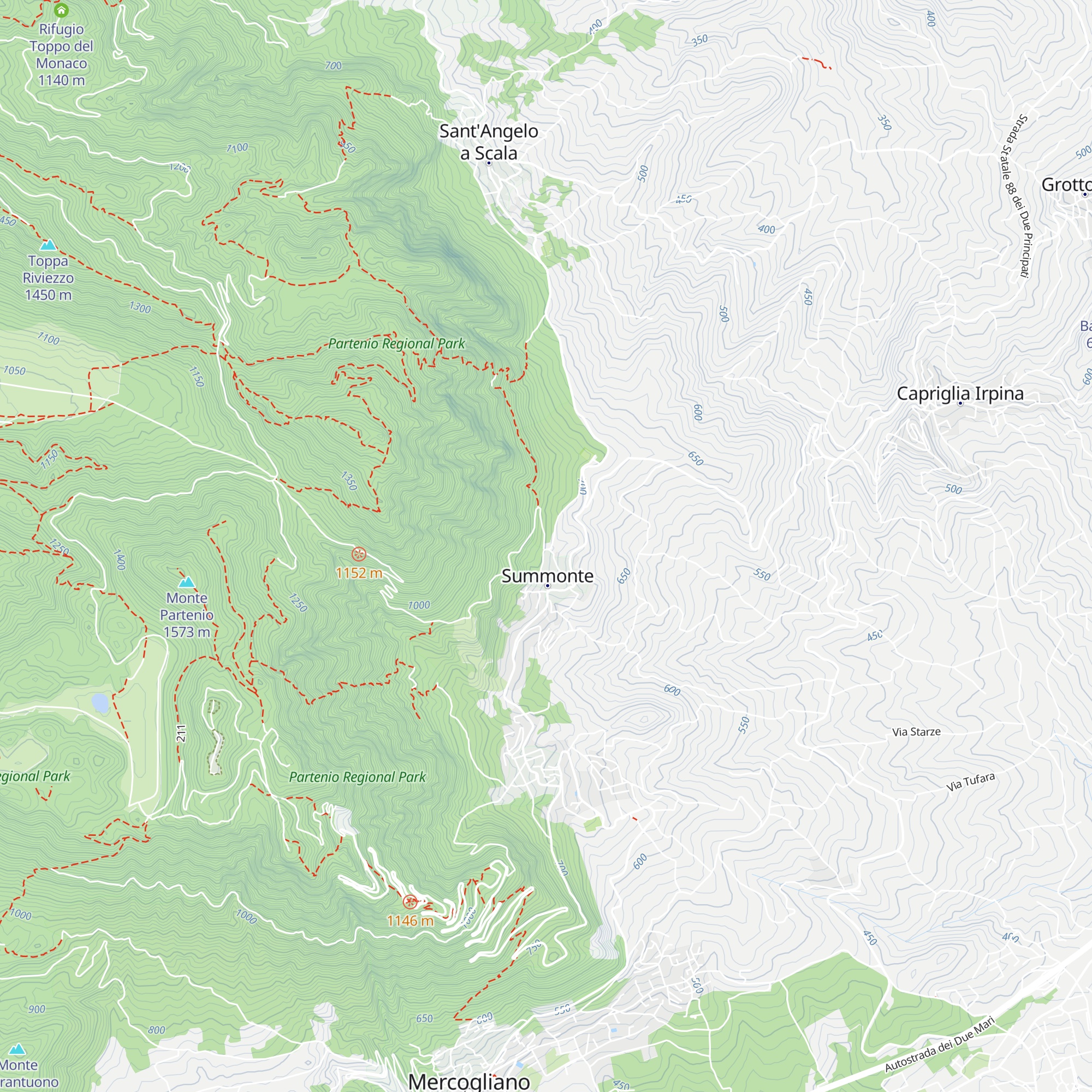 Rifugio Urupreta map