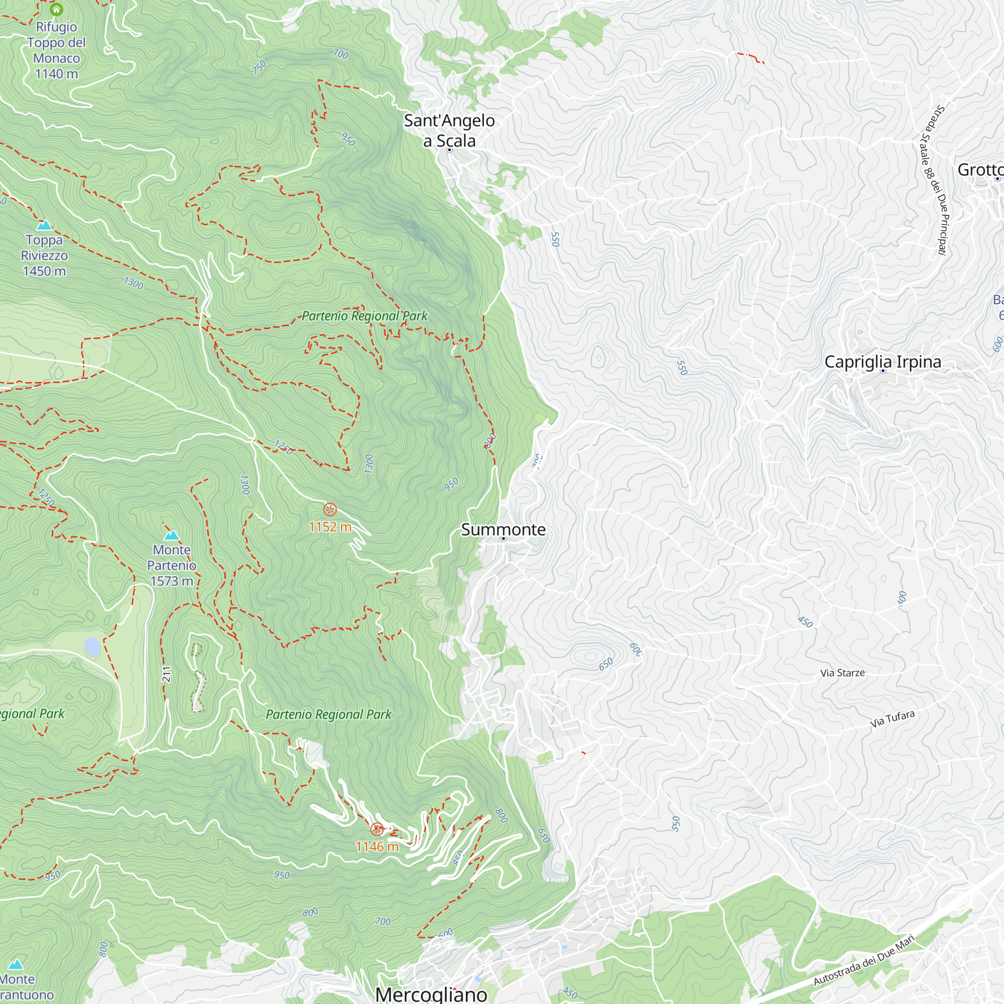 Rifugio Urupreta map