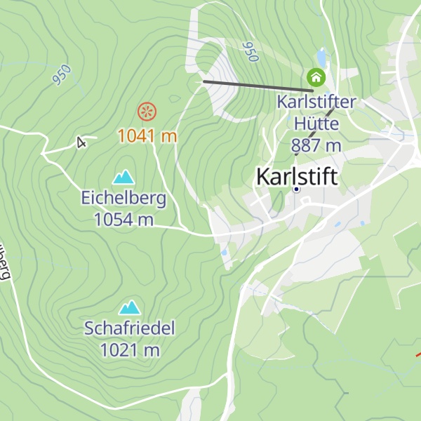 Map of Gmünder Hütte