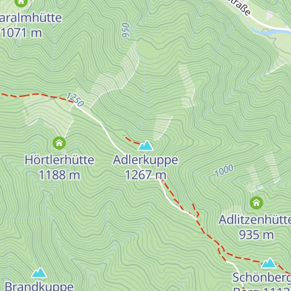 Map of Adlerkuppe