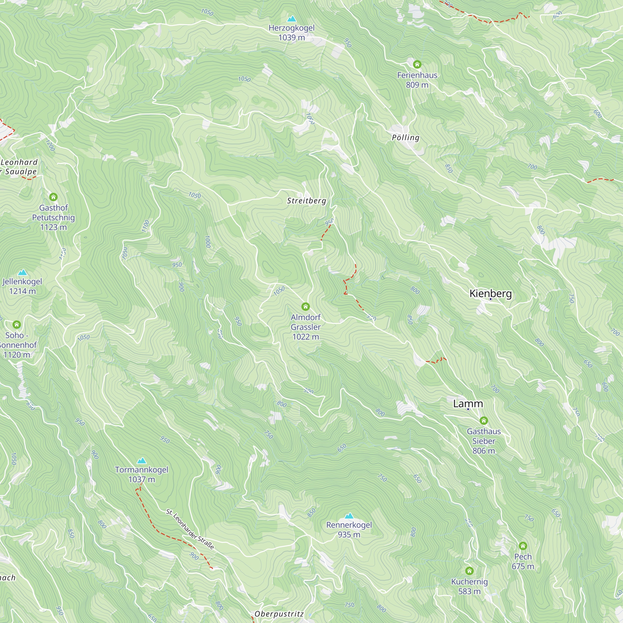 Almdorf Grassler map