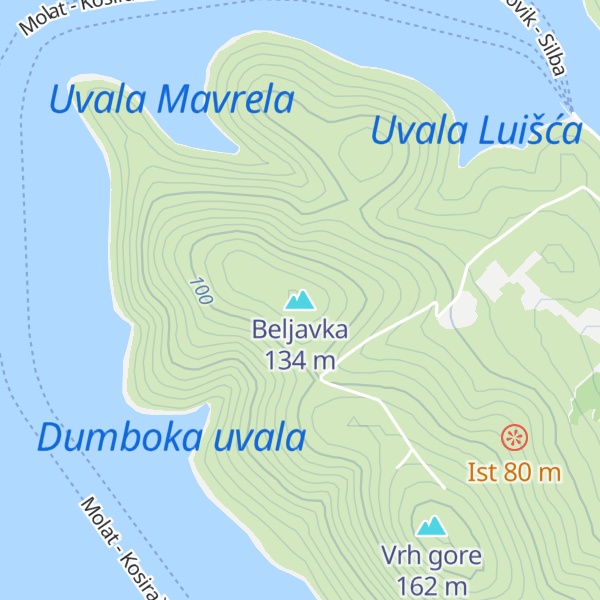 Map of Beljavka