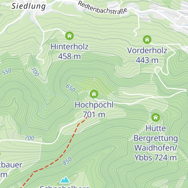 Map of Hochpöchl