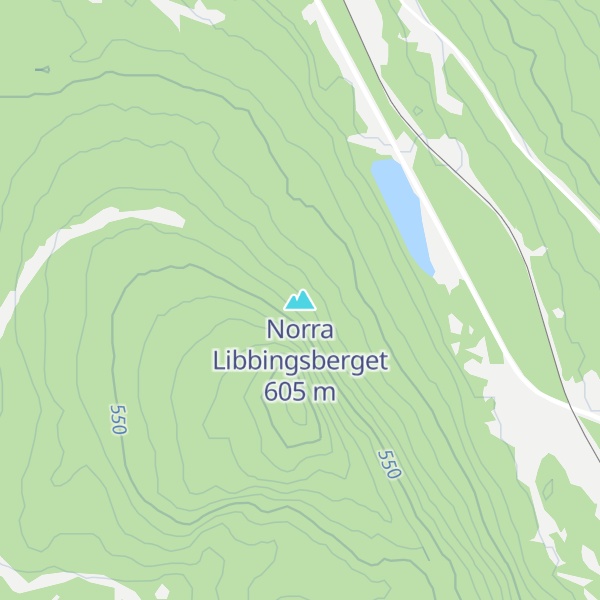 Map of Norra Libbingsberget