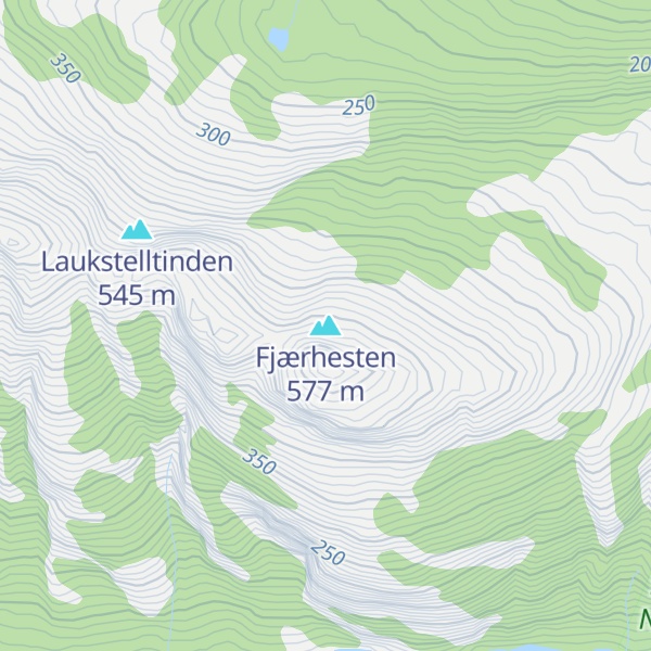 Map of Fjærhesten
