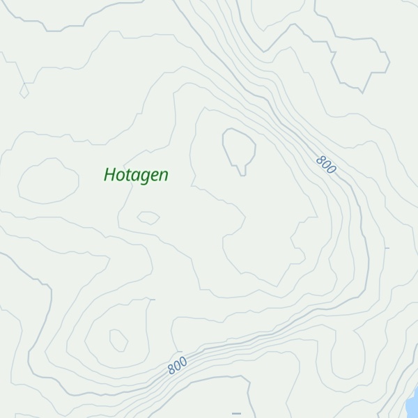 Map of Länsmansfjället