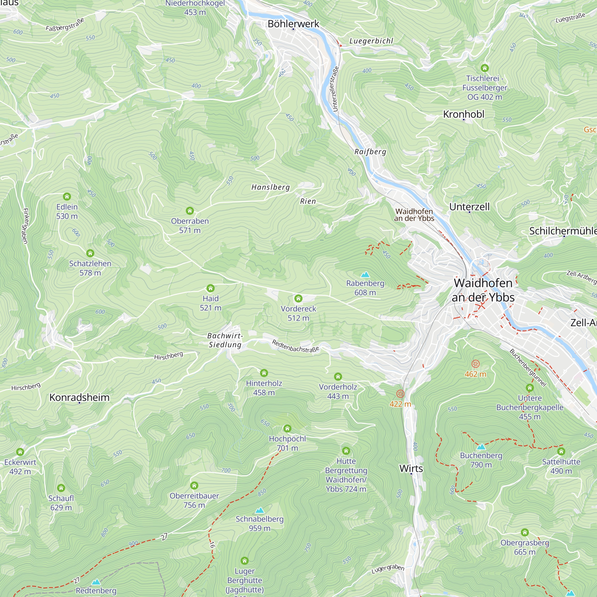 Vordereck map