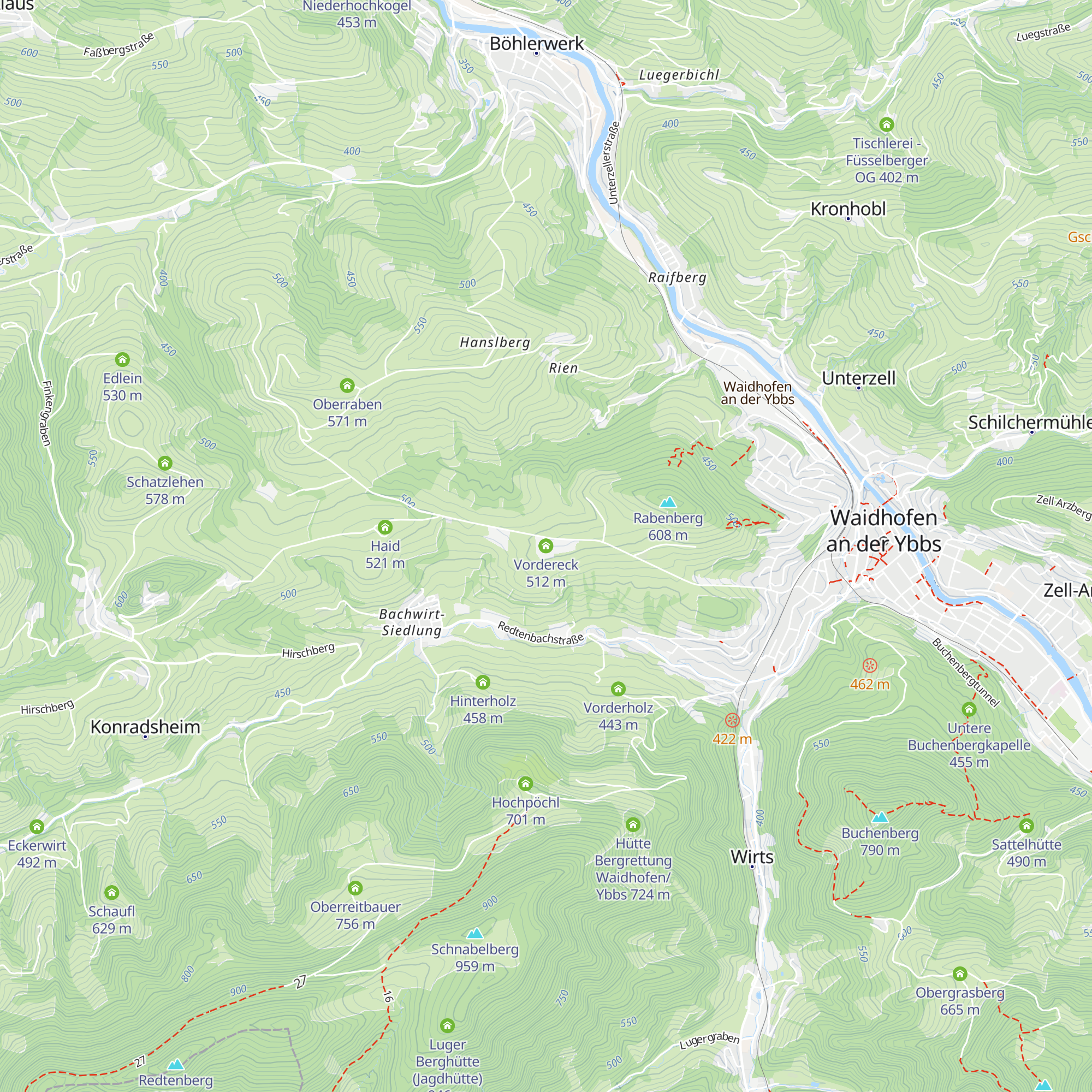 Vordereck map