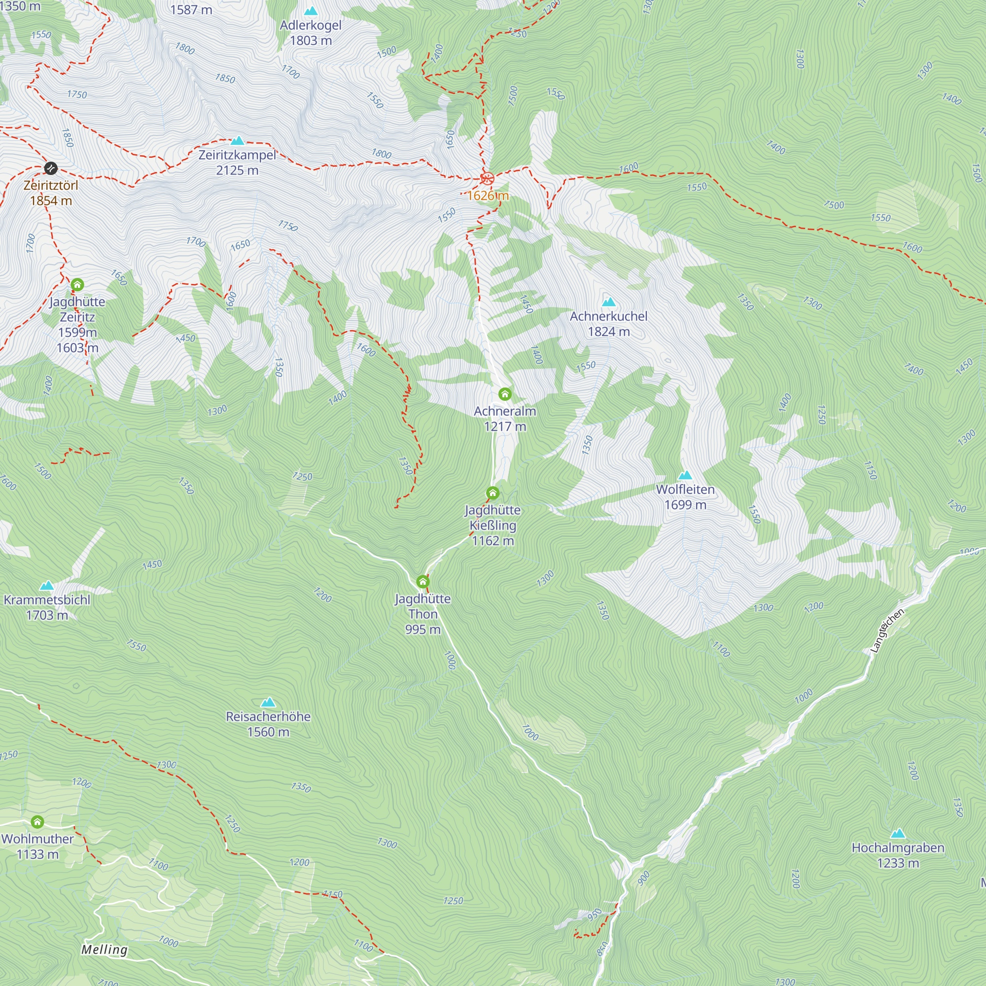 Jagdhütte Kießling map