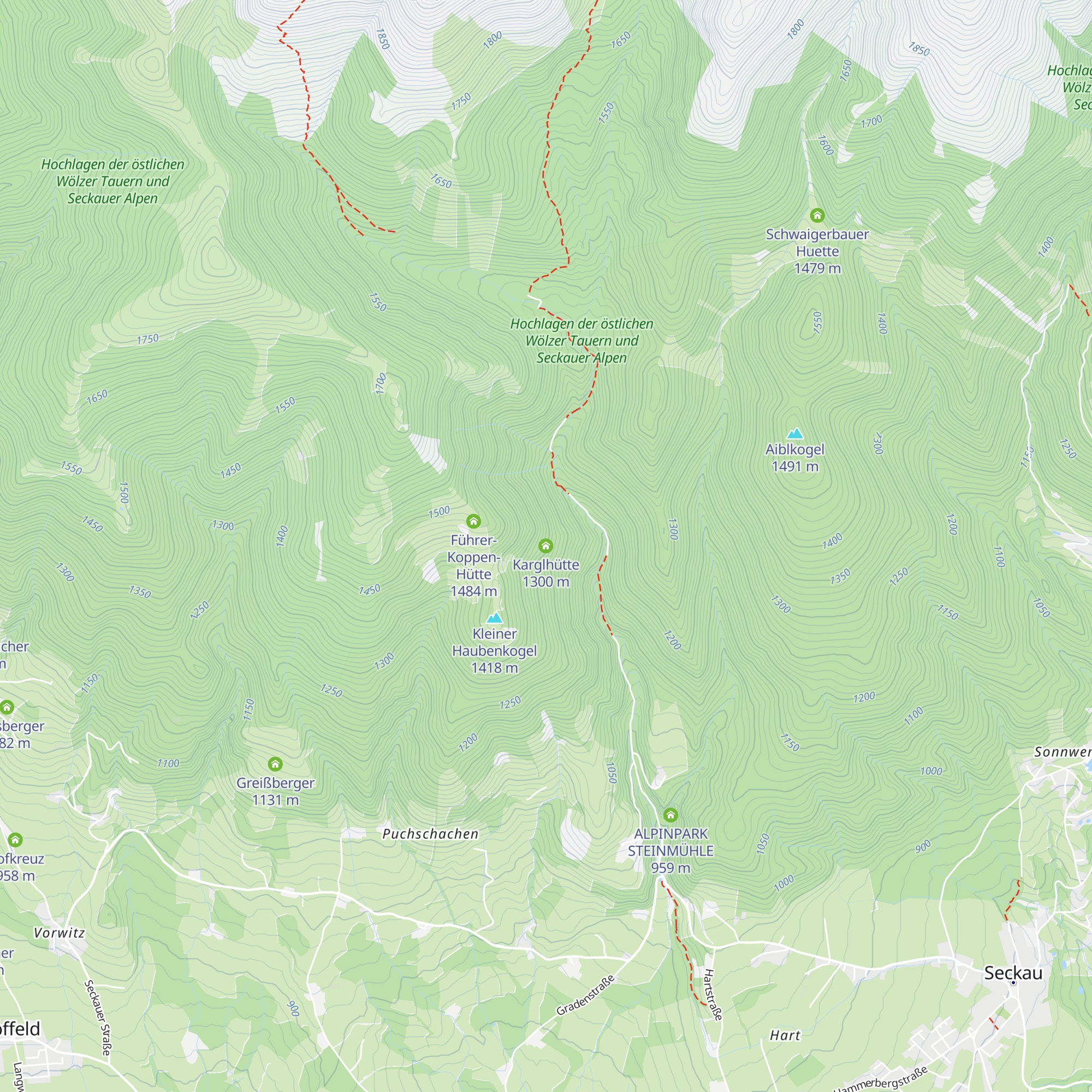 Karglhütte map