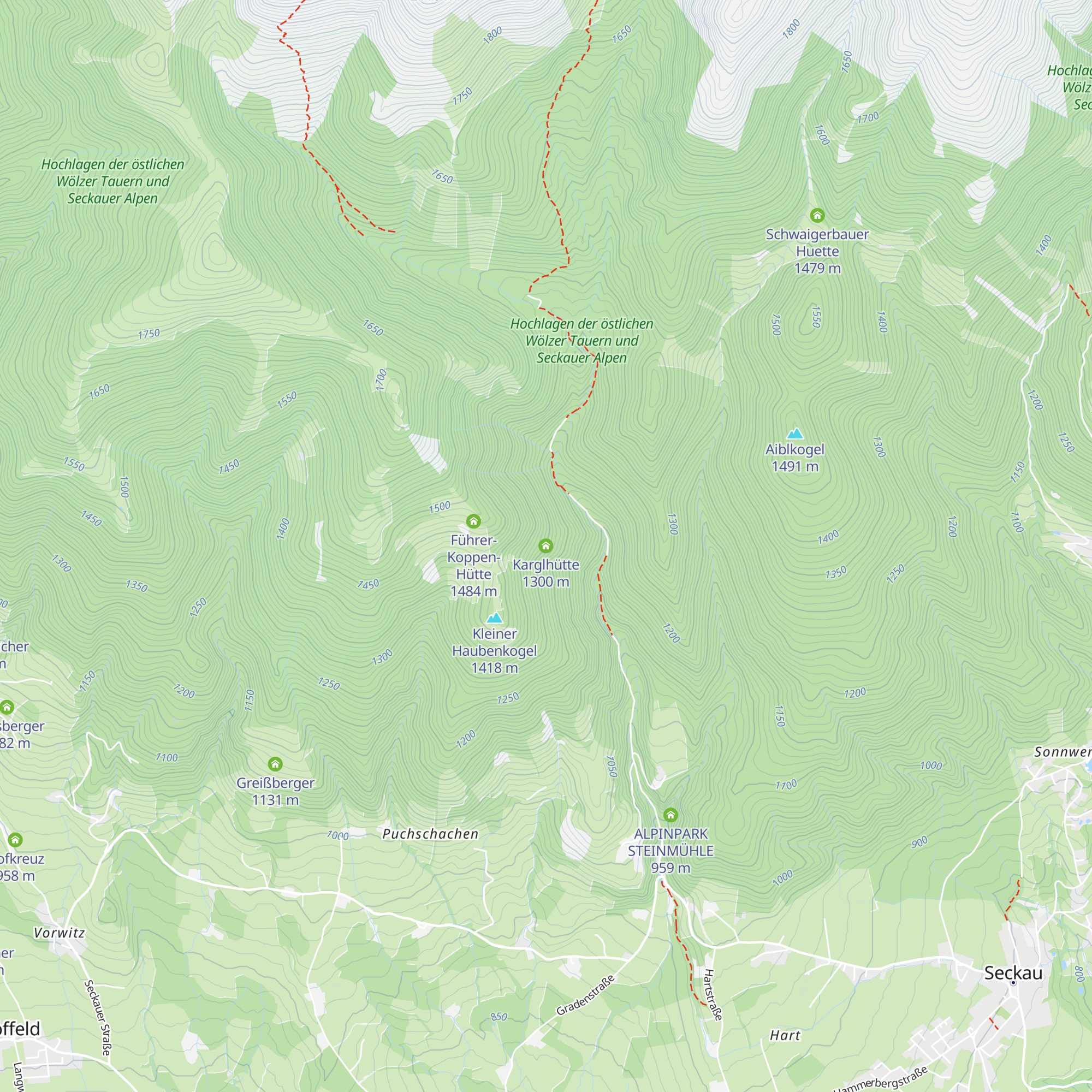 Karglhütte map
