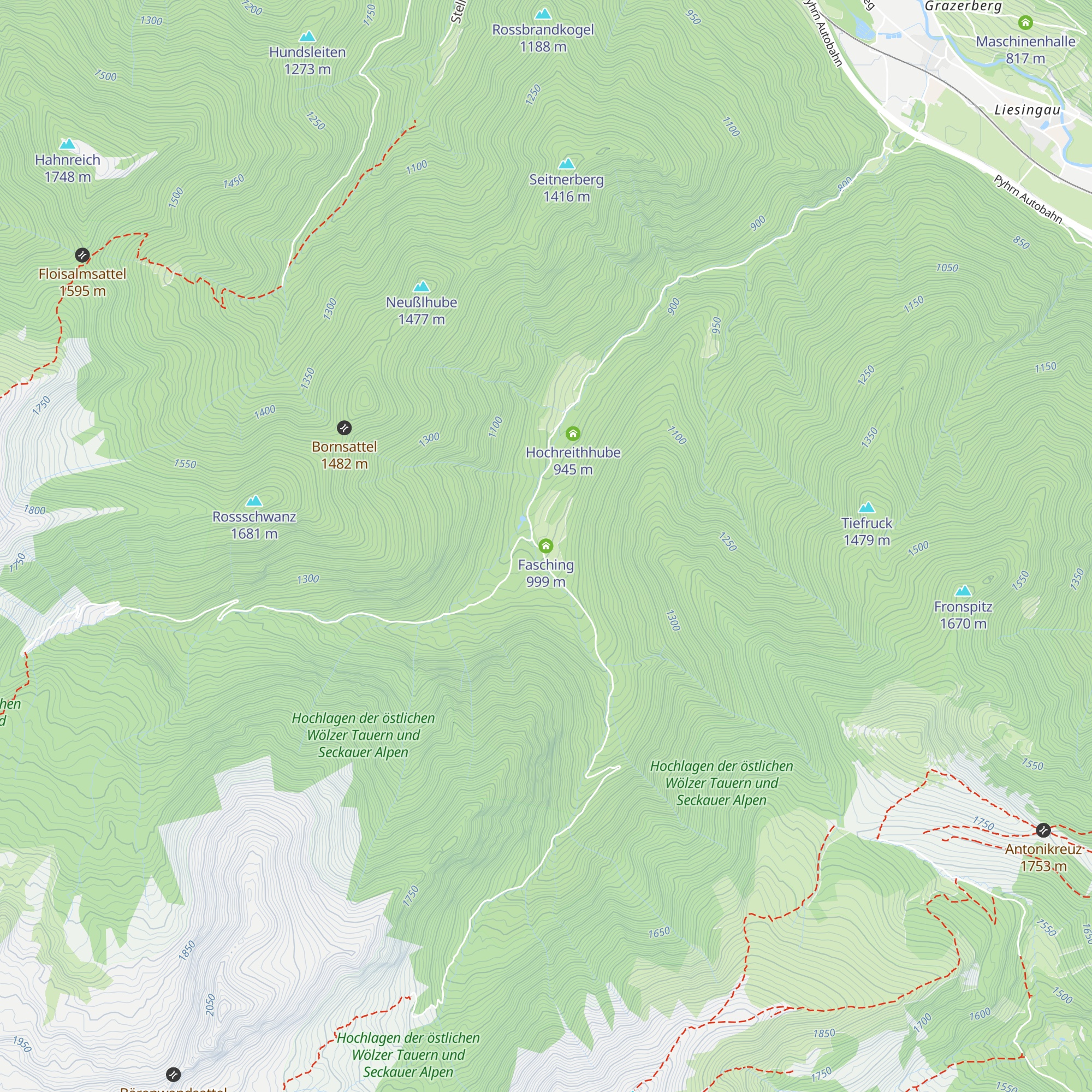 Fasching map