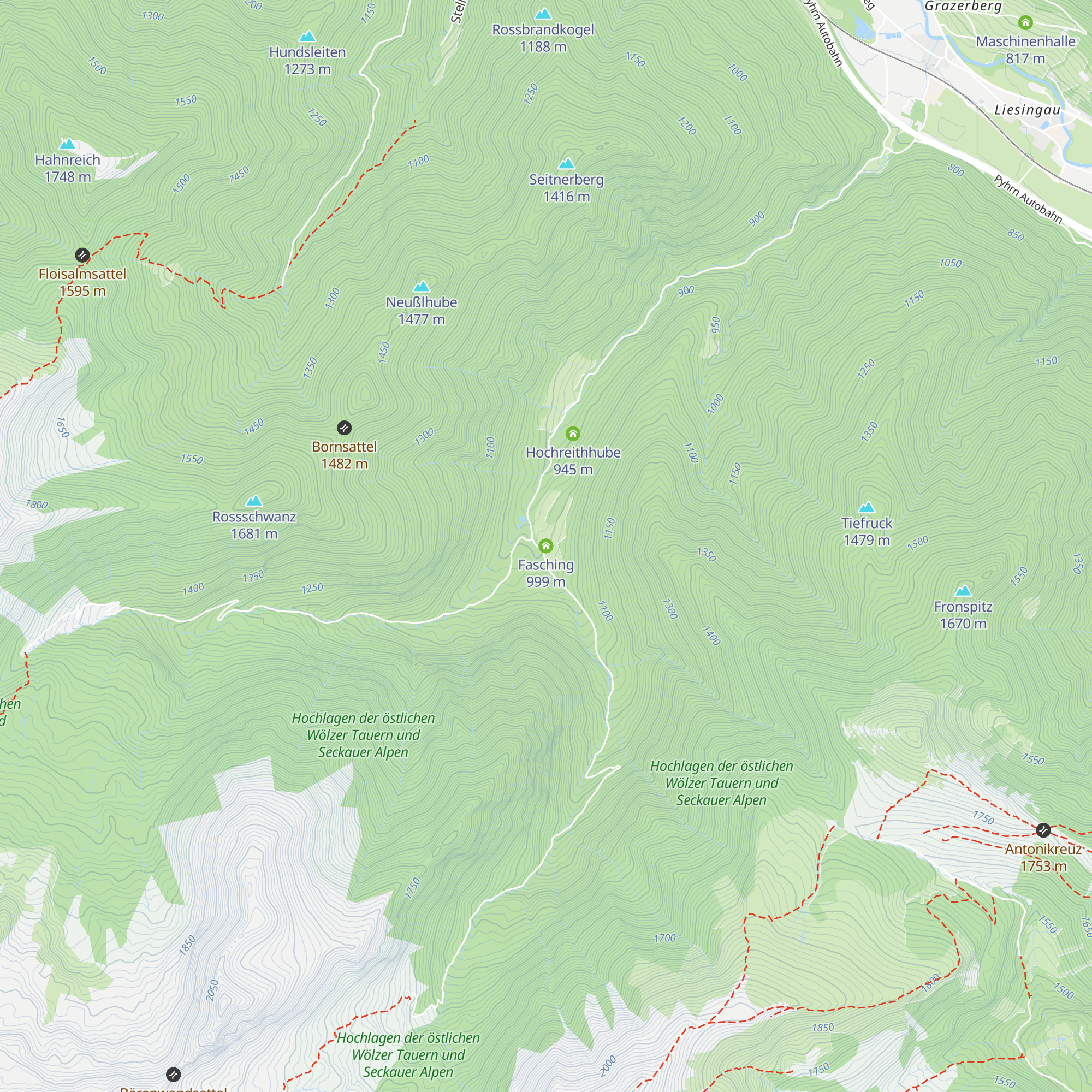 Fasching map