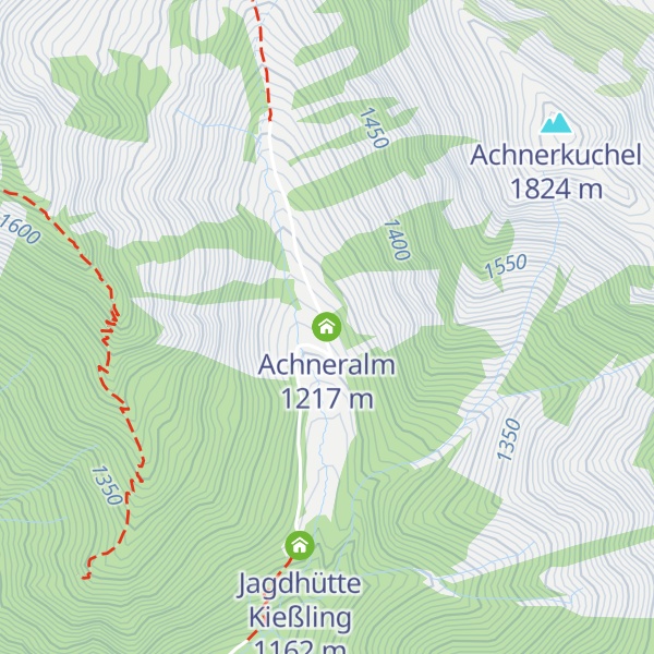 Map of Achneralm