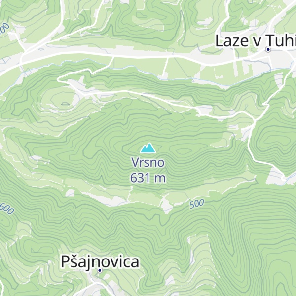 Map of Vrsno