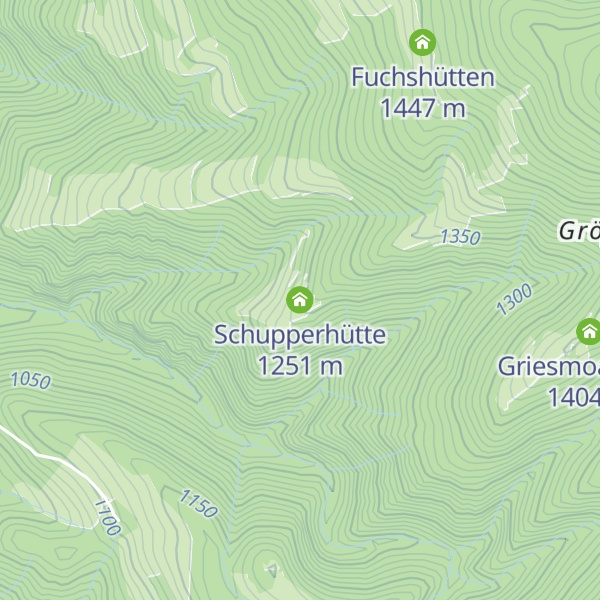 Map of Schupperhütte