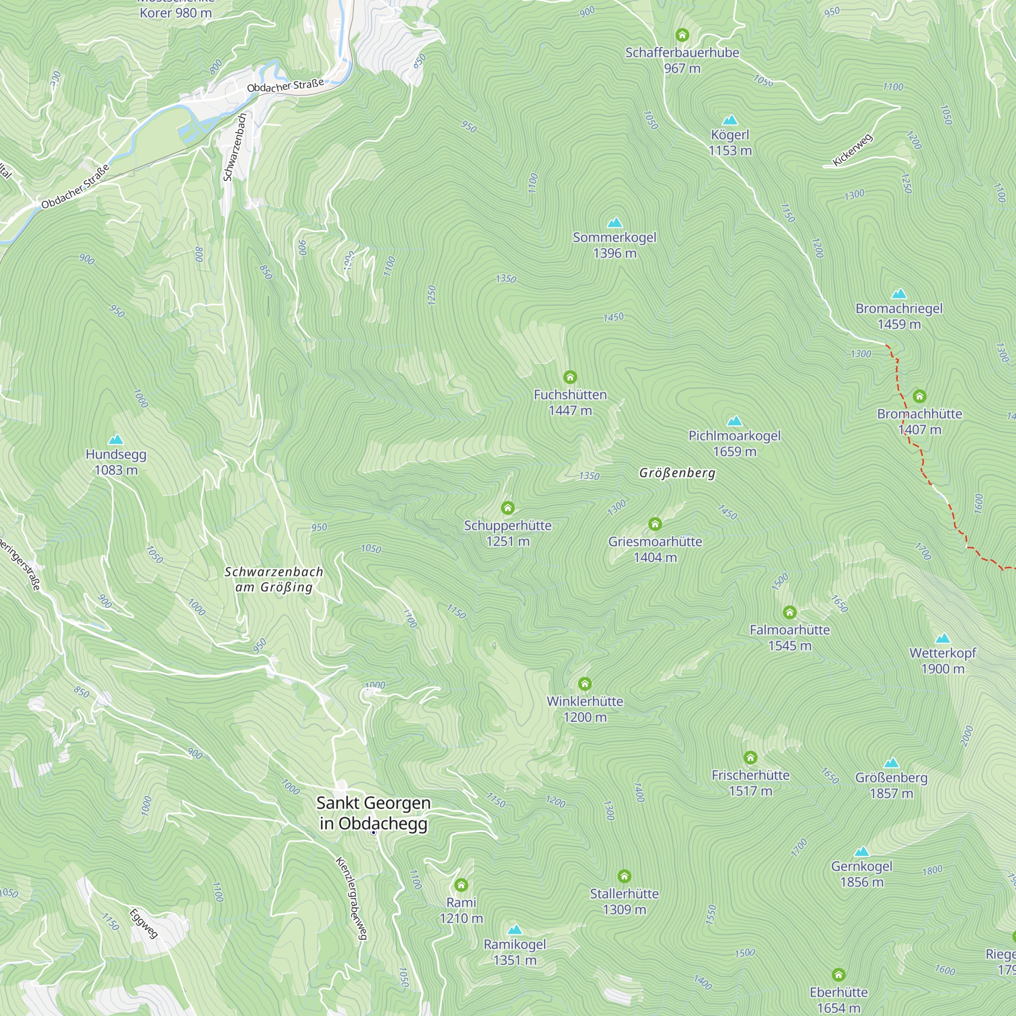 Schupperhütte map