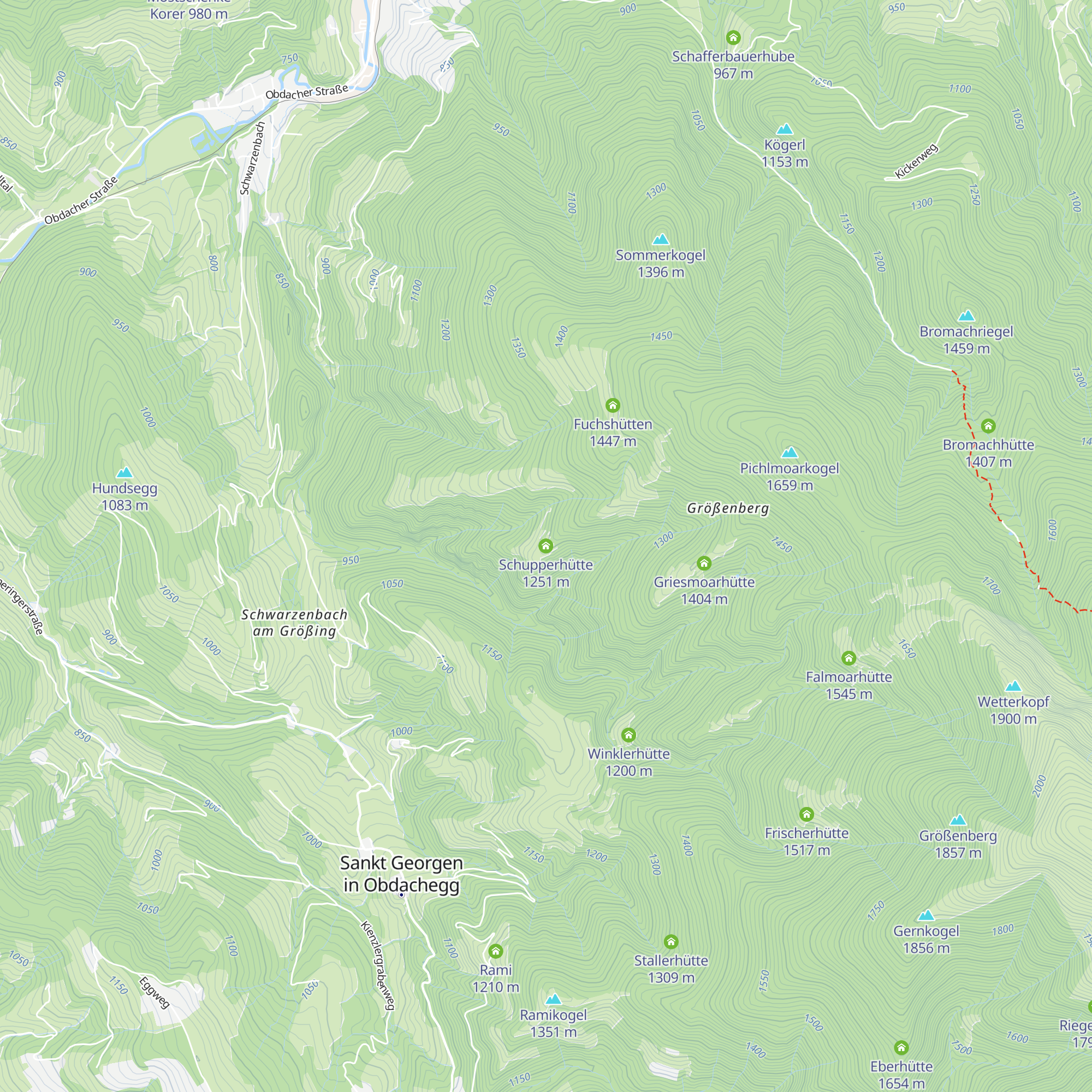 Schupperhütte map