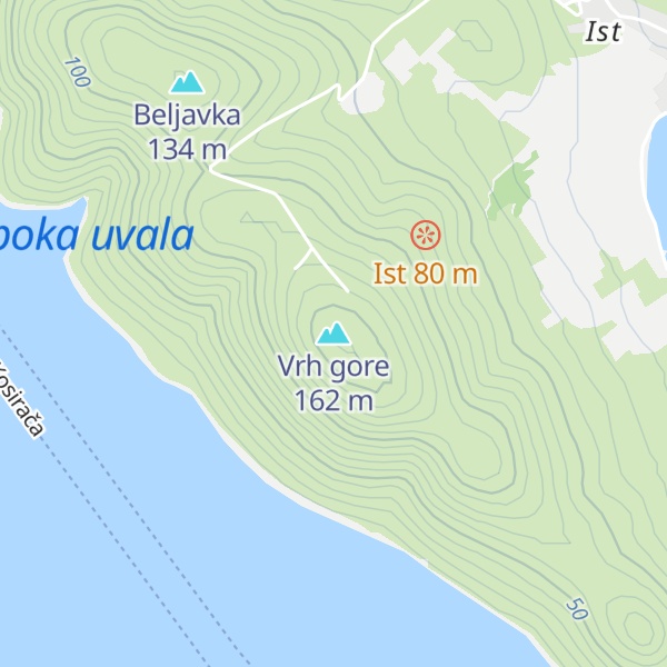 Map of Vrh gore
